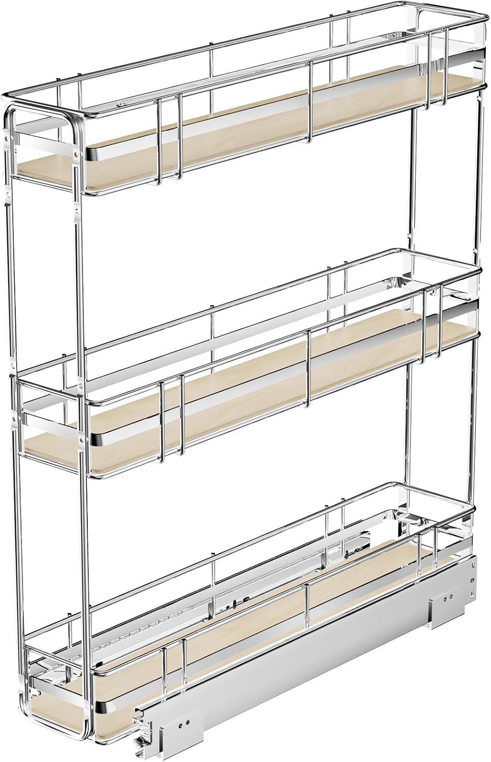 Pull Out Spice Rack Cabinet Organizer for Narrow Spaces