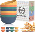 Unbreakable Wheat Straw Bowls - Set of 8