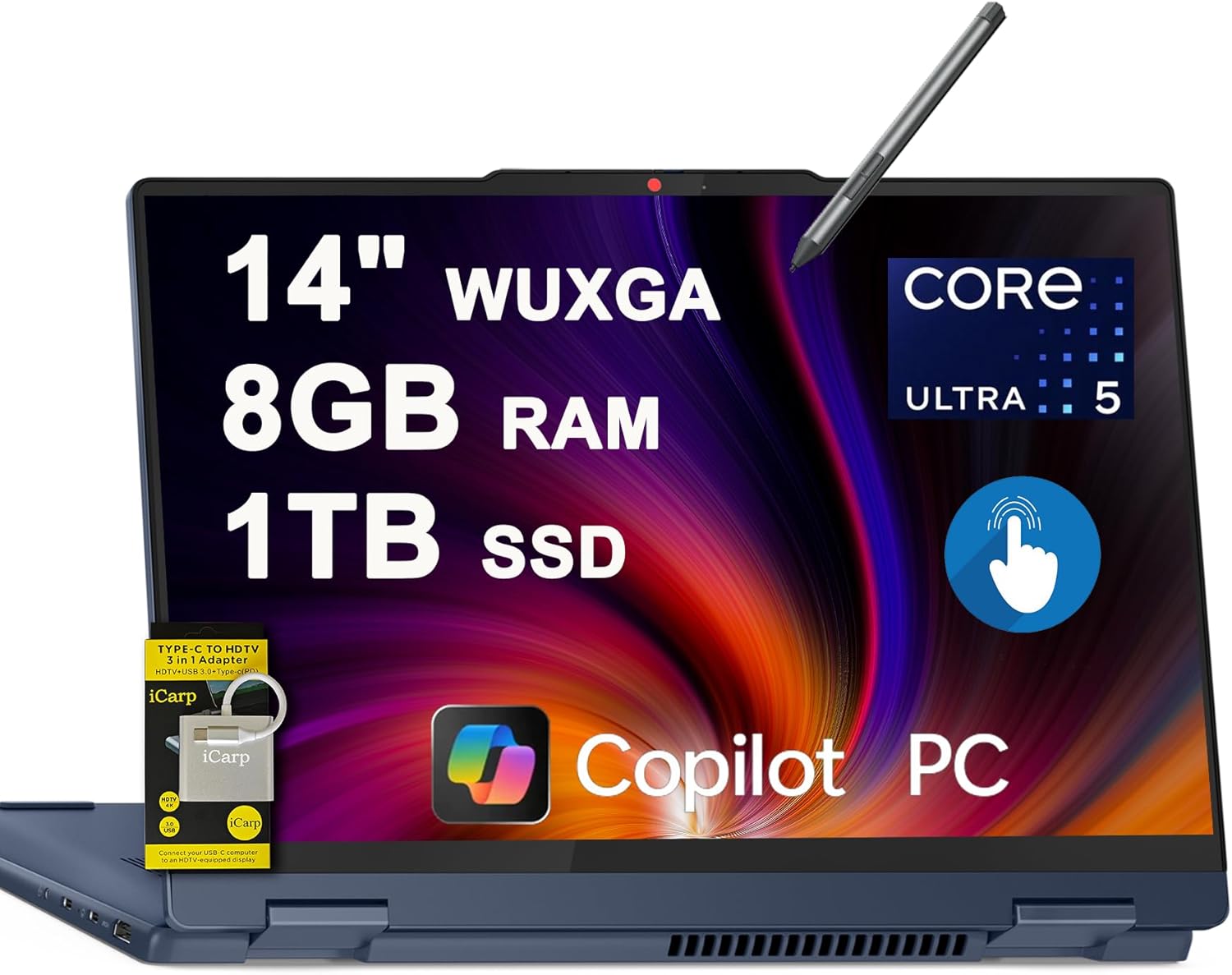 Lenovo IdeaPad Flex 5i 2-in-1 Laptop with 14in Touchscreen
