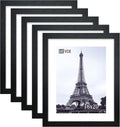 16x20 Poster Frame Set of 5 in Black - Polished Plexiglass Display