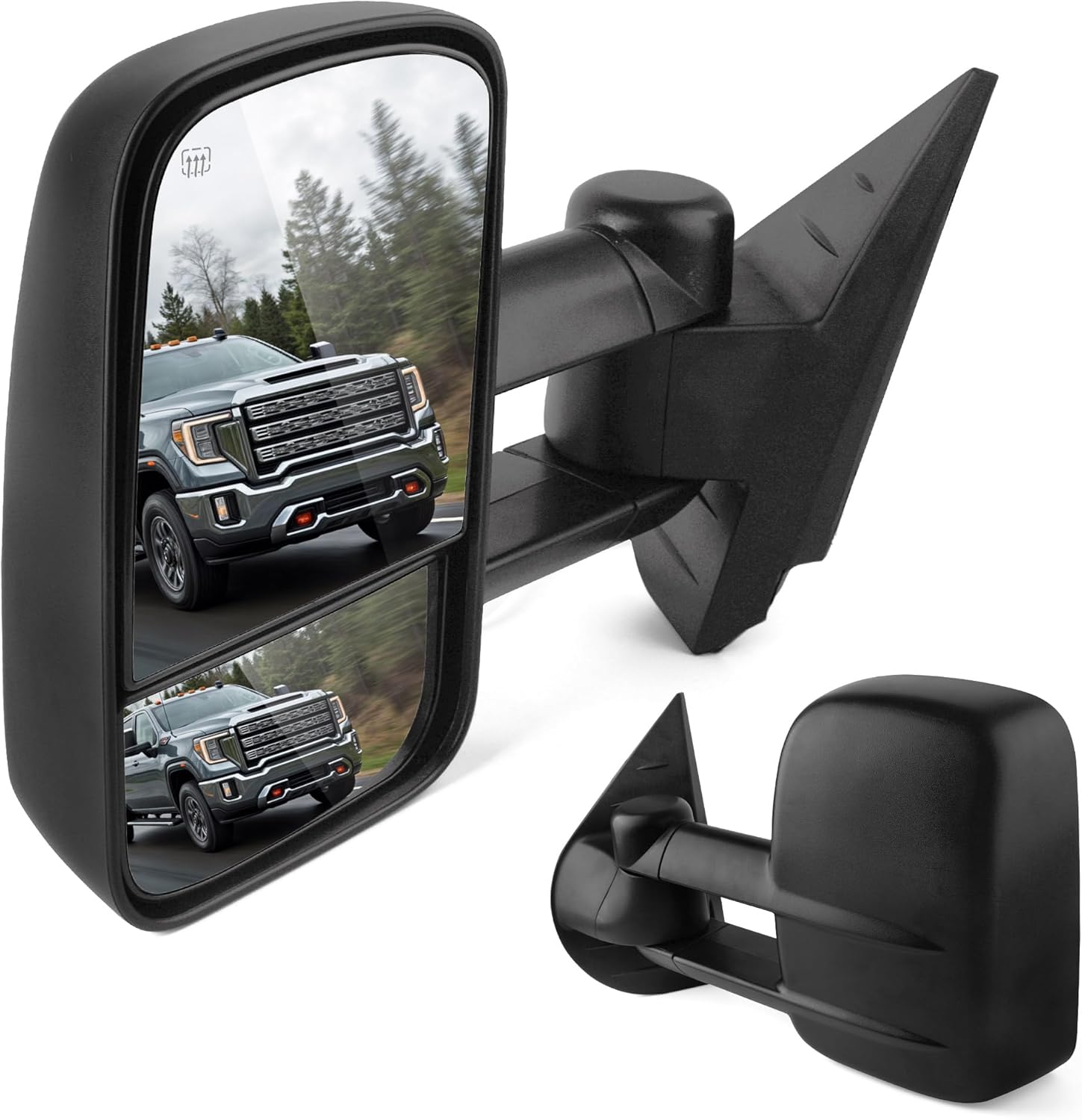 DWVO Towing Mirrors for 2007-2014 Chevy Silverado & GMC Sierra