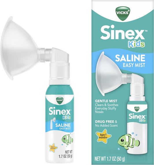 Vicks Sinex Kids Saline: Clears & Soothes Stuffy Noses