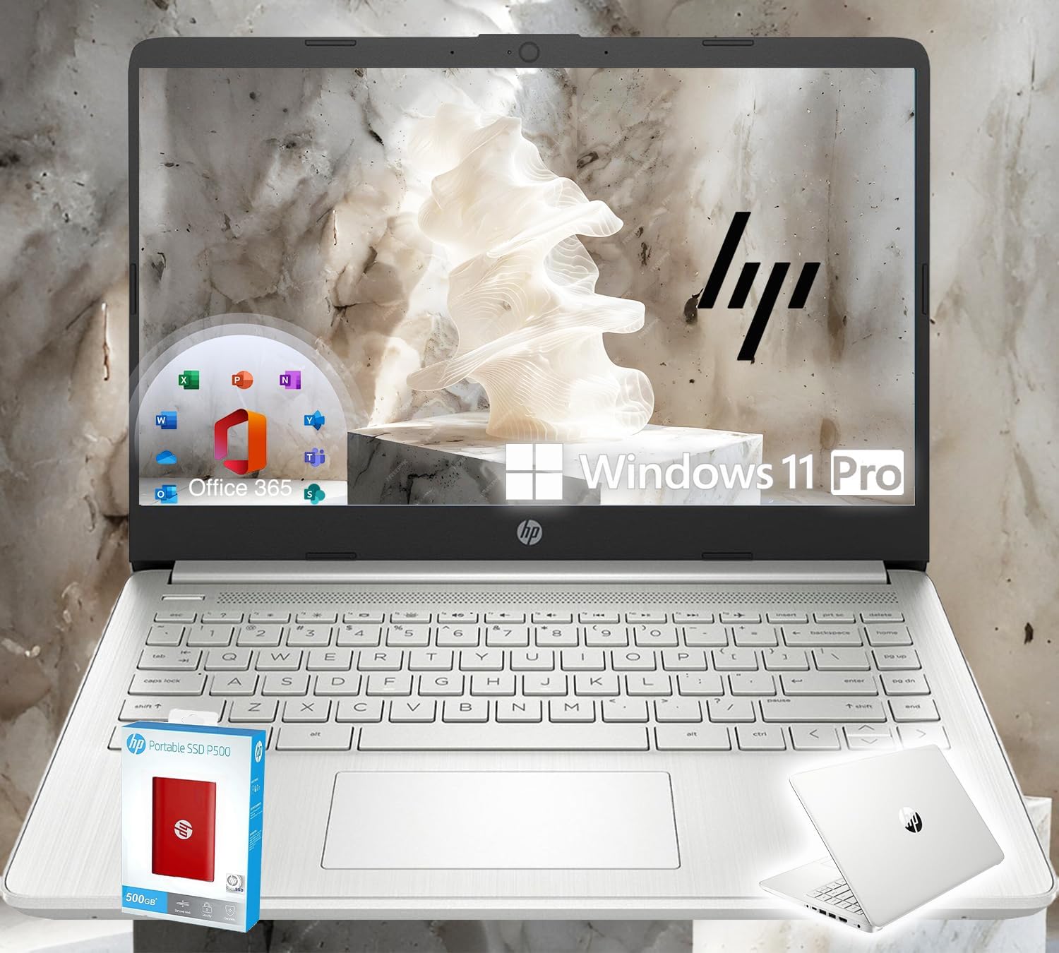 HP 14 Ultrabook with Intel Quad-Core CPU for Students