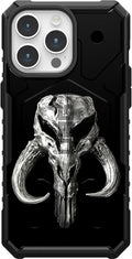 Mandalorian Mythosaur Pewter iPhone 15 Pro Max Case - MagSafe Ready