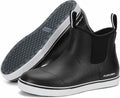 Women's Deck Boots Ankle Rain Boots - Waterproof, Slip-Resistant