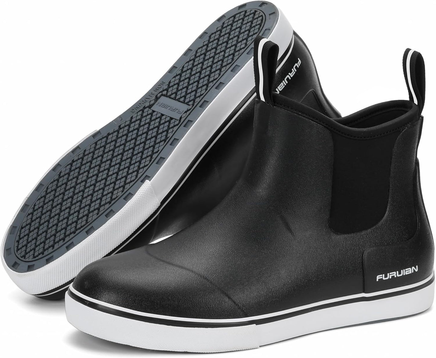 Women's Deck Boots Waterproof Slip-Resistant Outdoor Work Shoes