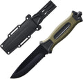 10ft Fixed Blade Tactical Knife with Sheath - Durable Outdoor EDC
