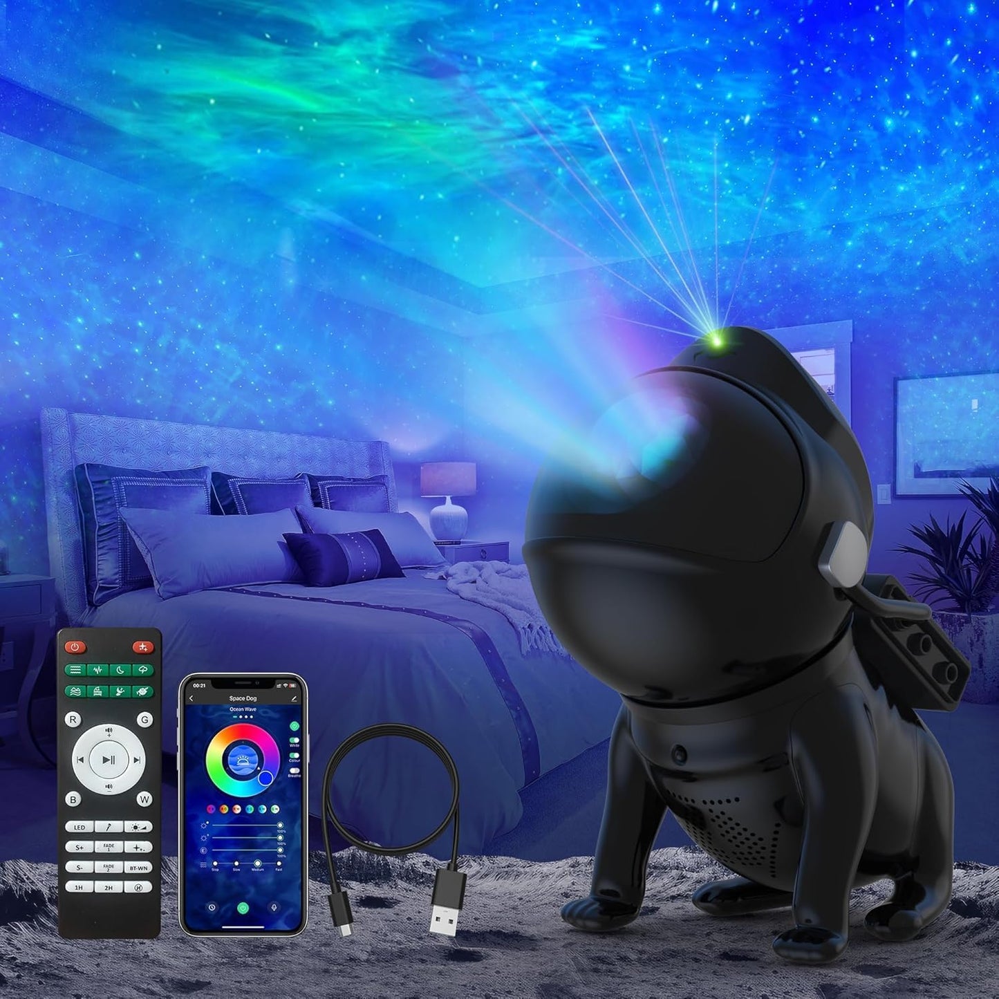 Galaxy Star Projector - Remote Timer, Multifunctional Gift