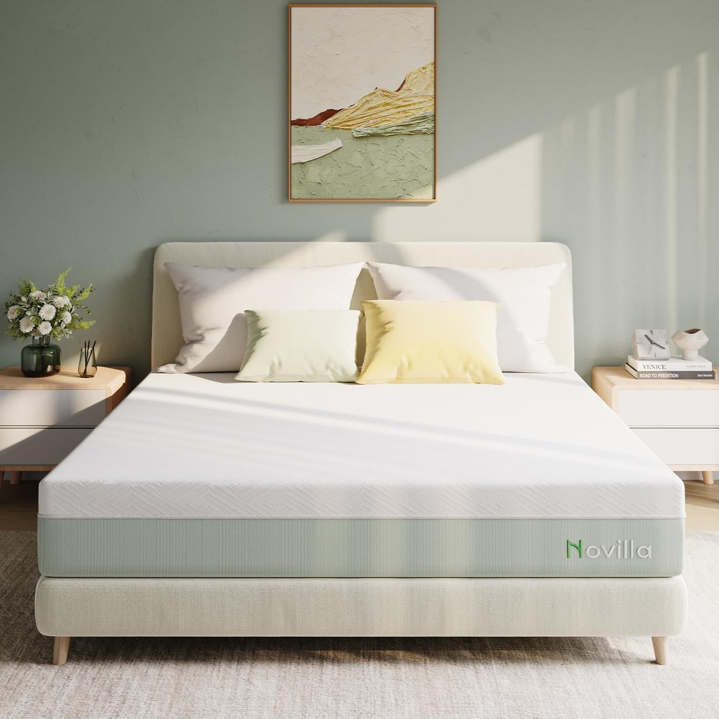 Novilla XL Twin Mattress - 12 Inch Gel Memory Foam Comfort