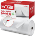 Plastic Table Cloth 310 ft x 54 in Disposable Tablecloth - Precise Cut