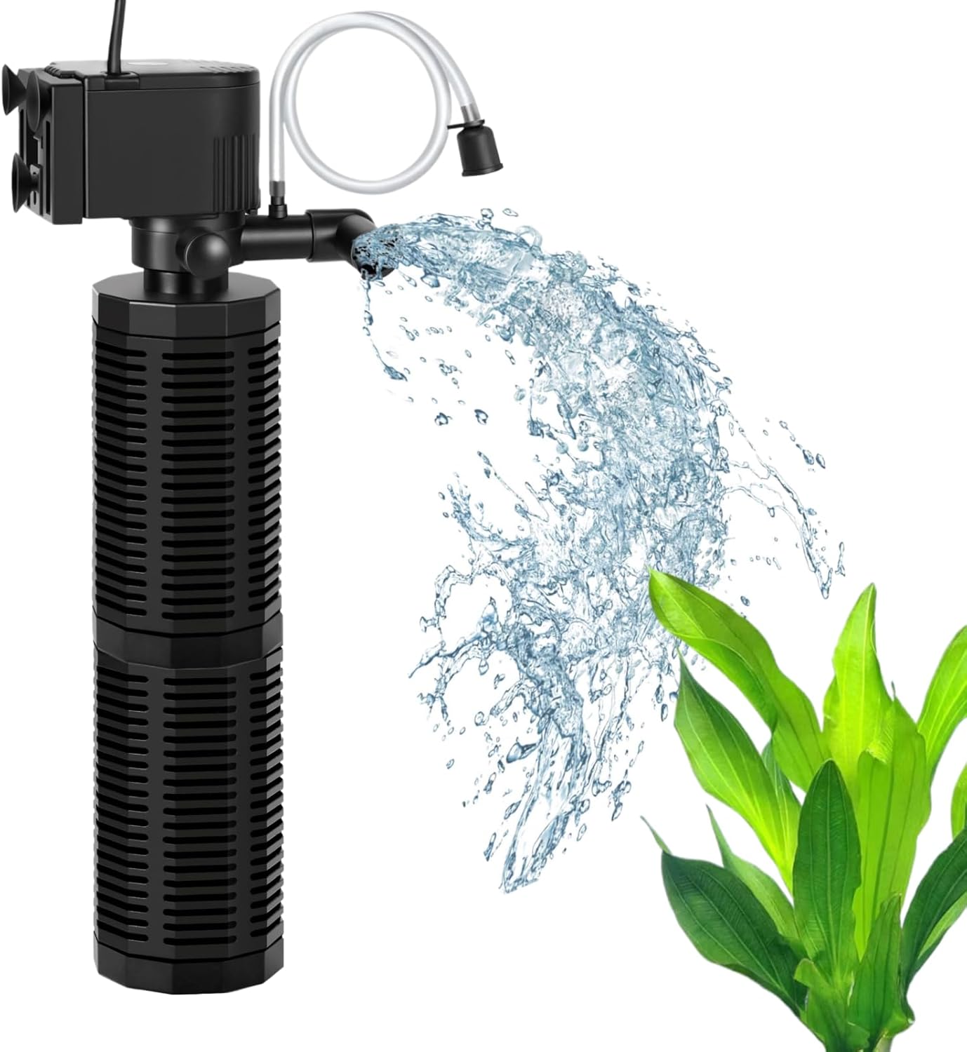 Aquarium Filter for 60-150 Gallons - Ultra-Quiet 420GPH Pump