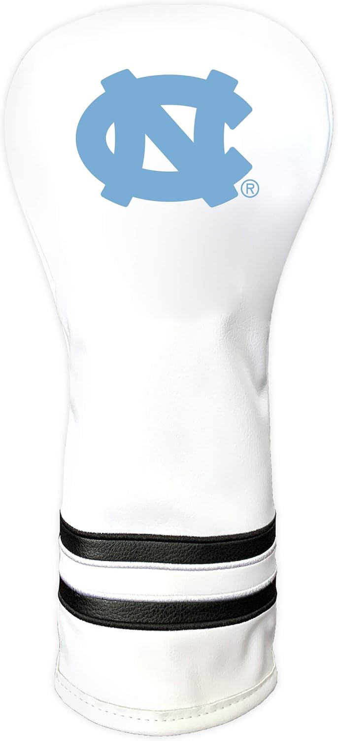 NCAA White Vintage Fairway Golf Club Headcover for Team Spirit