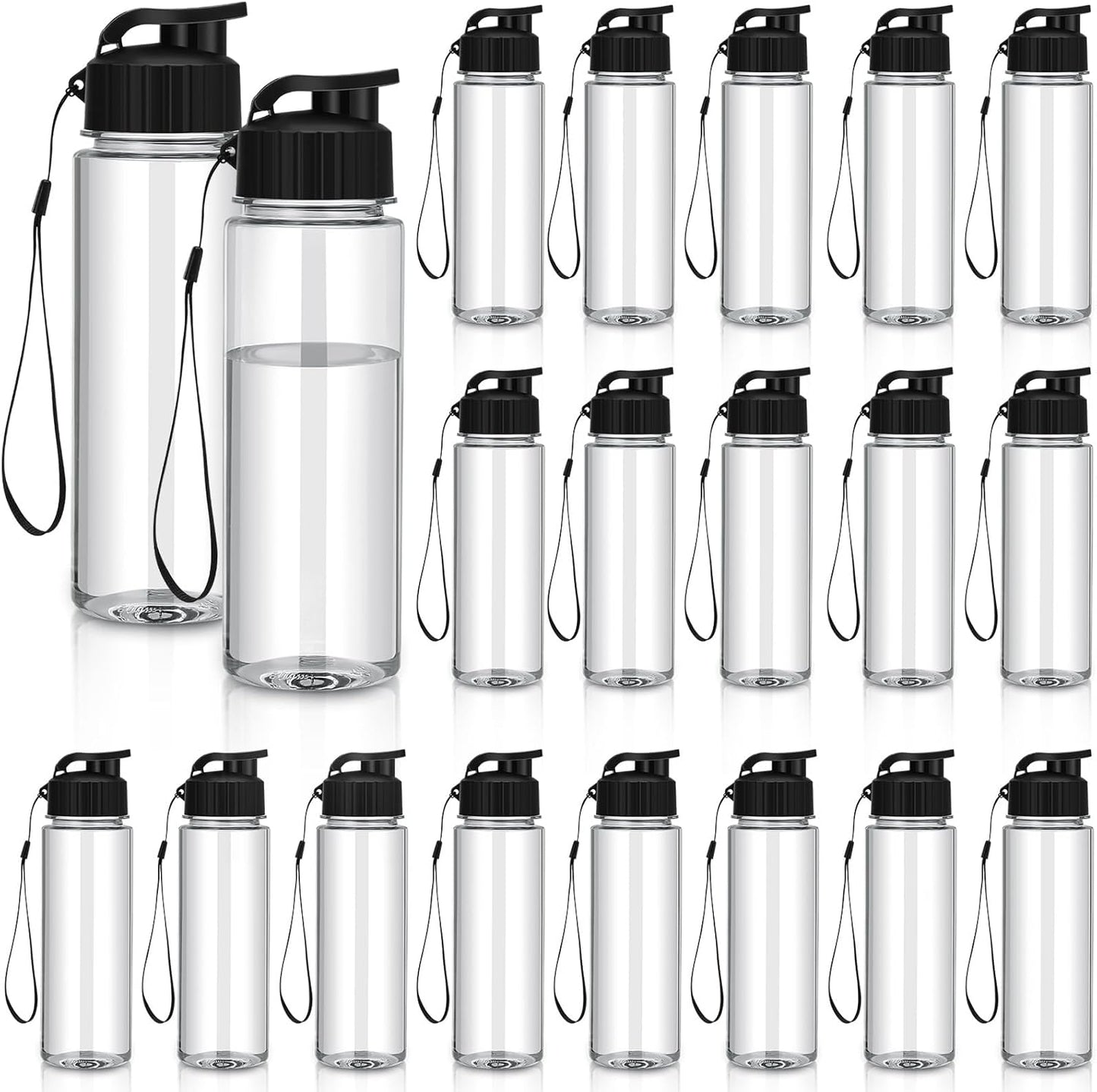 Mifoci 20 Pieces Water Bottle Bulk for Gym and Outdoor Use