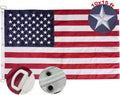 Bradford Large American Flag 10x15 ft - Heavy Duty Embroidered Stars