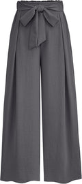 PRETTYGARDEN Women's Wide Leg Work Pants High Waisted Loose Palazzo