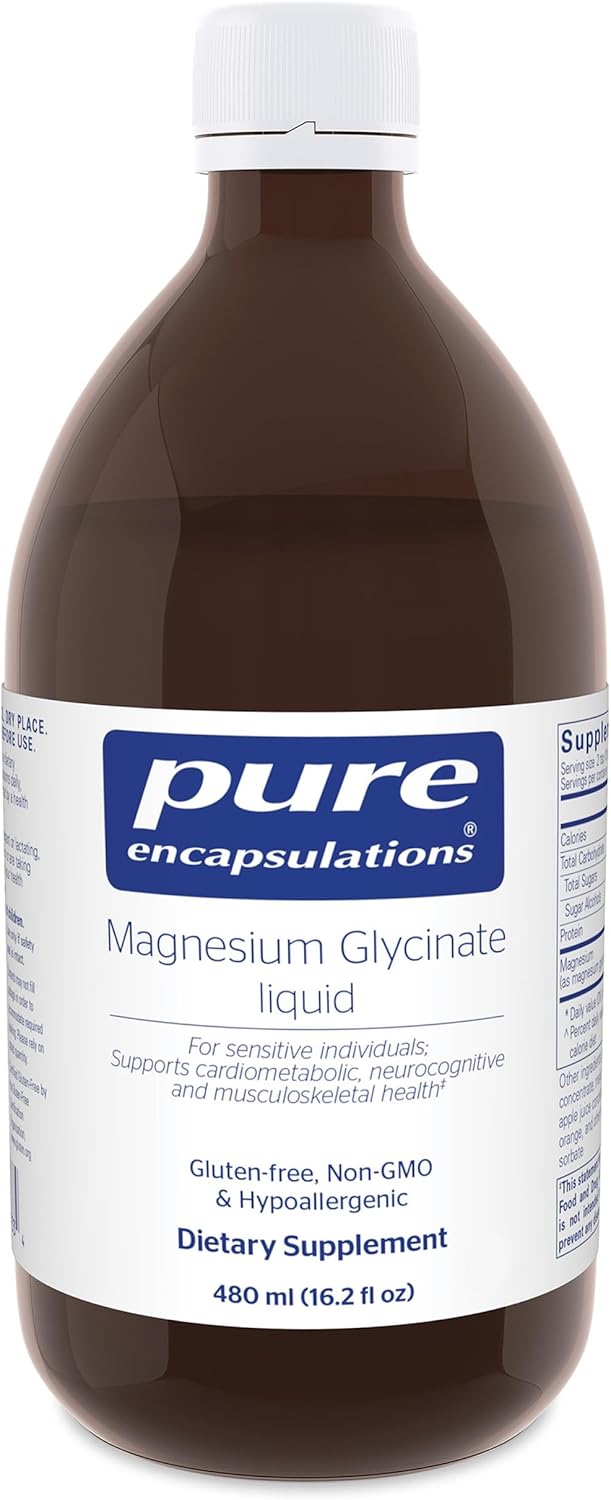Magnesium Glycinate Liquid for Bone and Heart Health Support