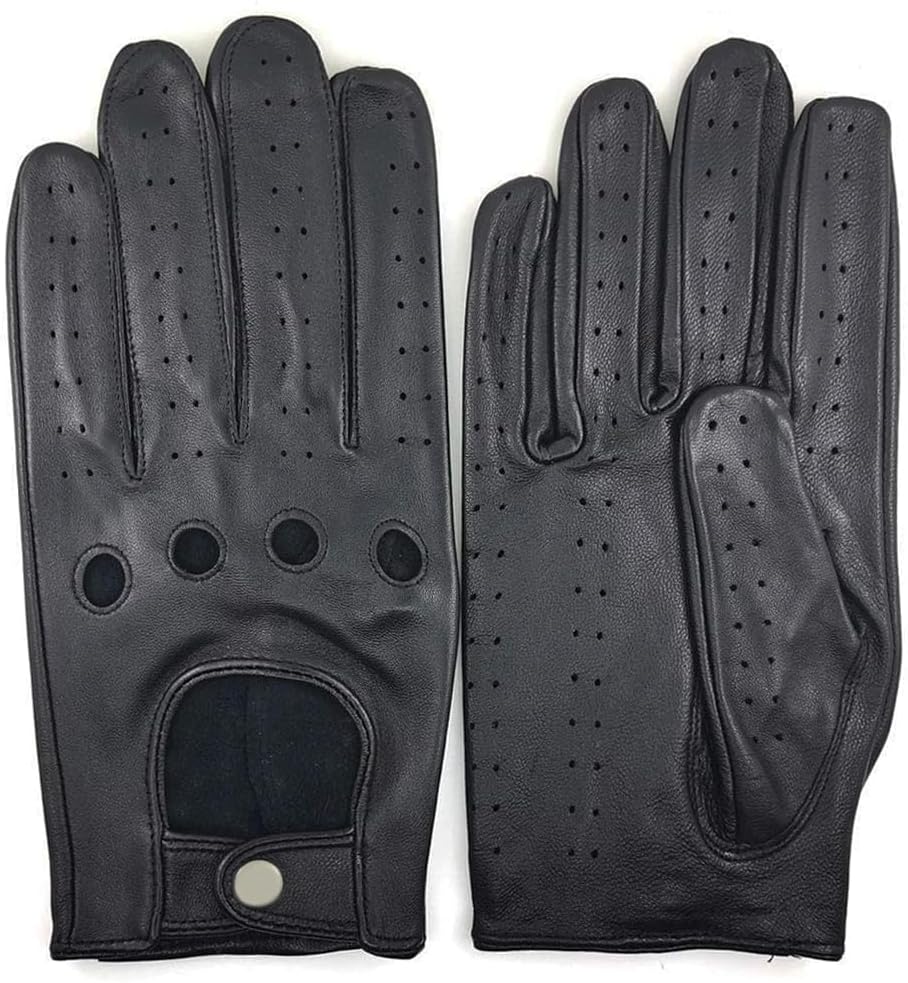 ZLUXURQ Soft Italian Lambskin Driving Gloves