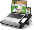 Adjustable Laptop Lap Desk with Cushion and Storage - Portable Comfort