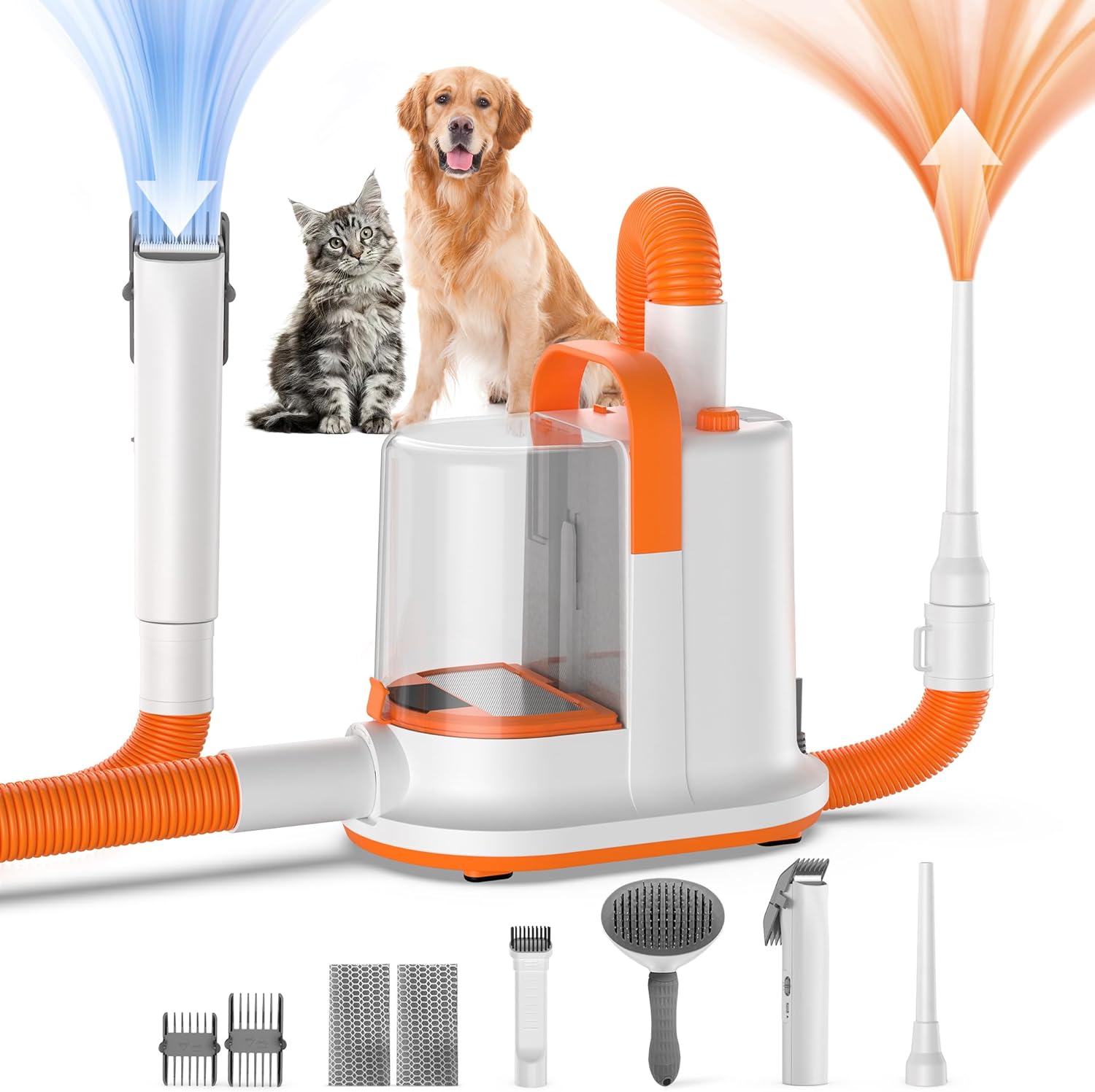 Koonie 3-in-1 Pet Grooming Kit - Trim, Dry, Care