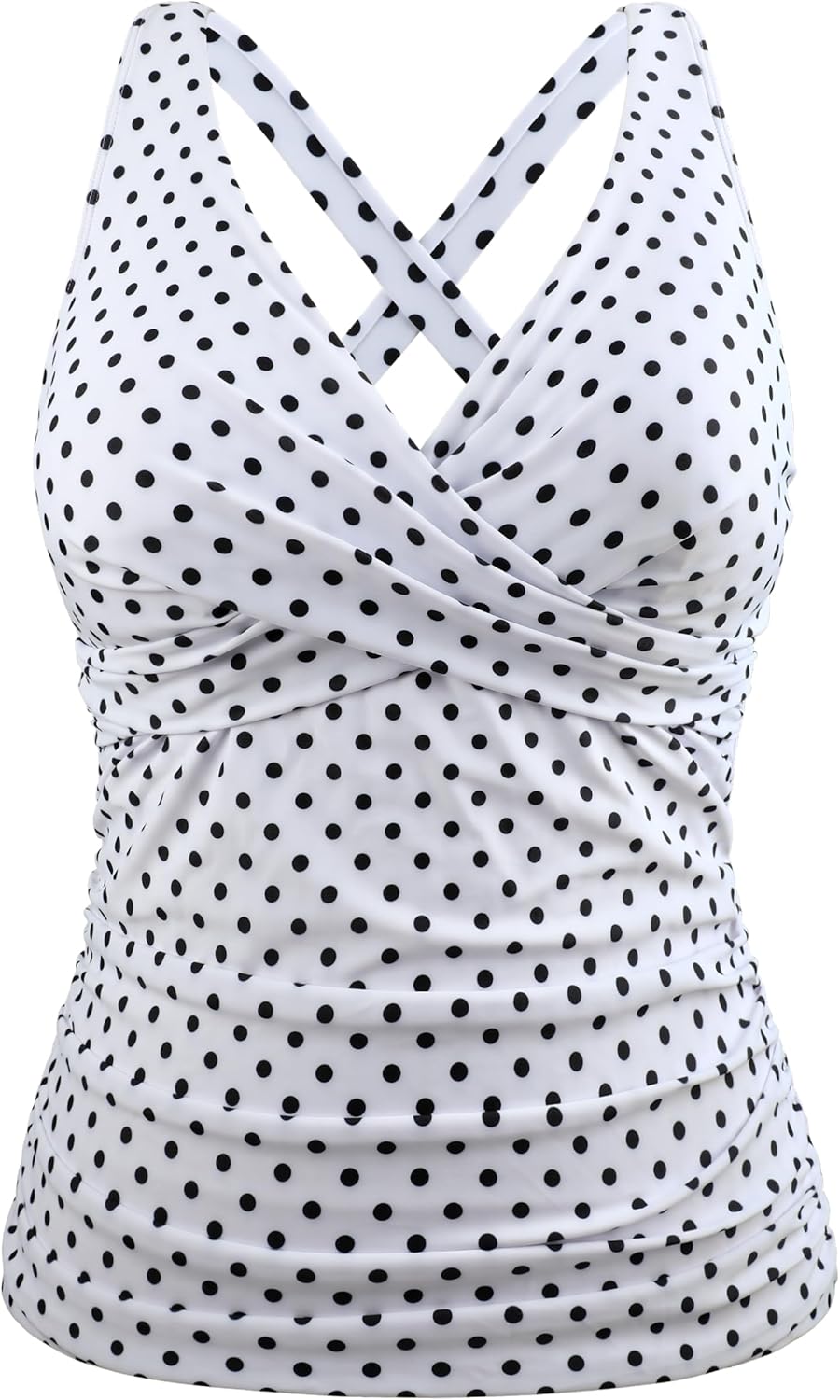 Firpearl Underwire Tankini Top for Big Busted Women Swimwear