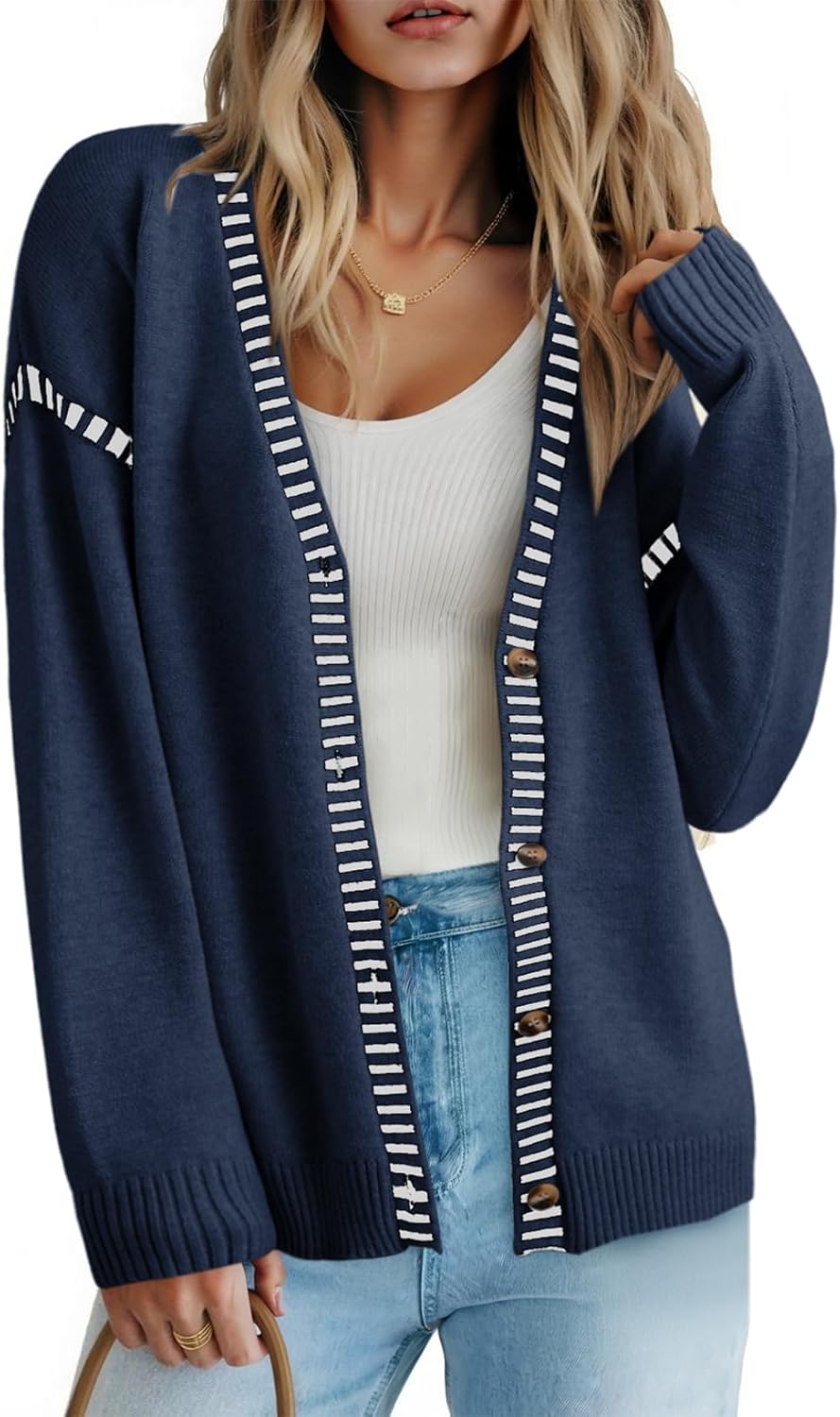Dokotoo Womens Oversized Cardigan Sweaters for Fall Style
