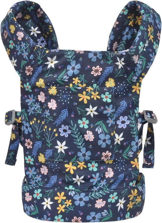 Premium Baby Doll Carrier with Soft Straps - Little Flowers Design