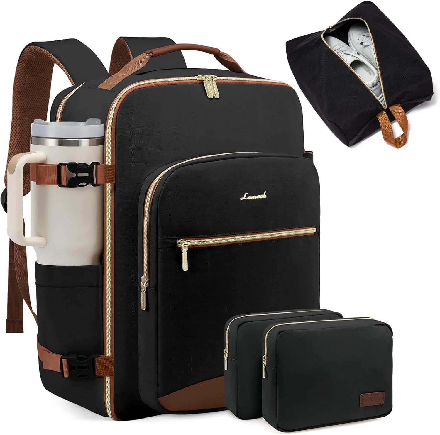 40L Large Travel Backpack for Women and Men - Perfect for Air Travel