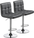 Bar Stools with Backrest Adjustable Height 25-36in Swivel Counter