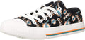 FOCO Womens NFL Logo Glitter Low Top Canvas Sneakers - Fan Style
