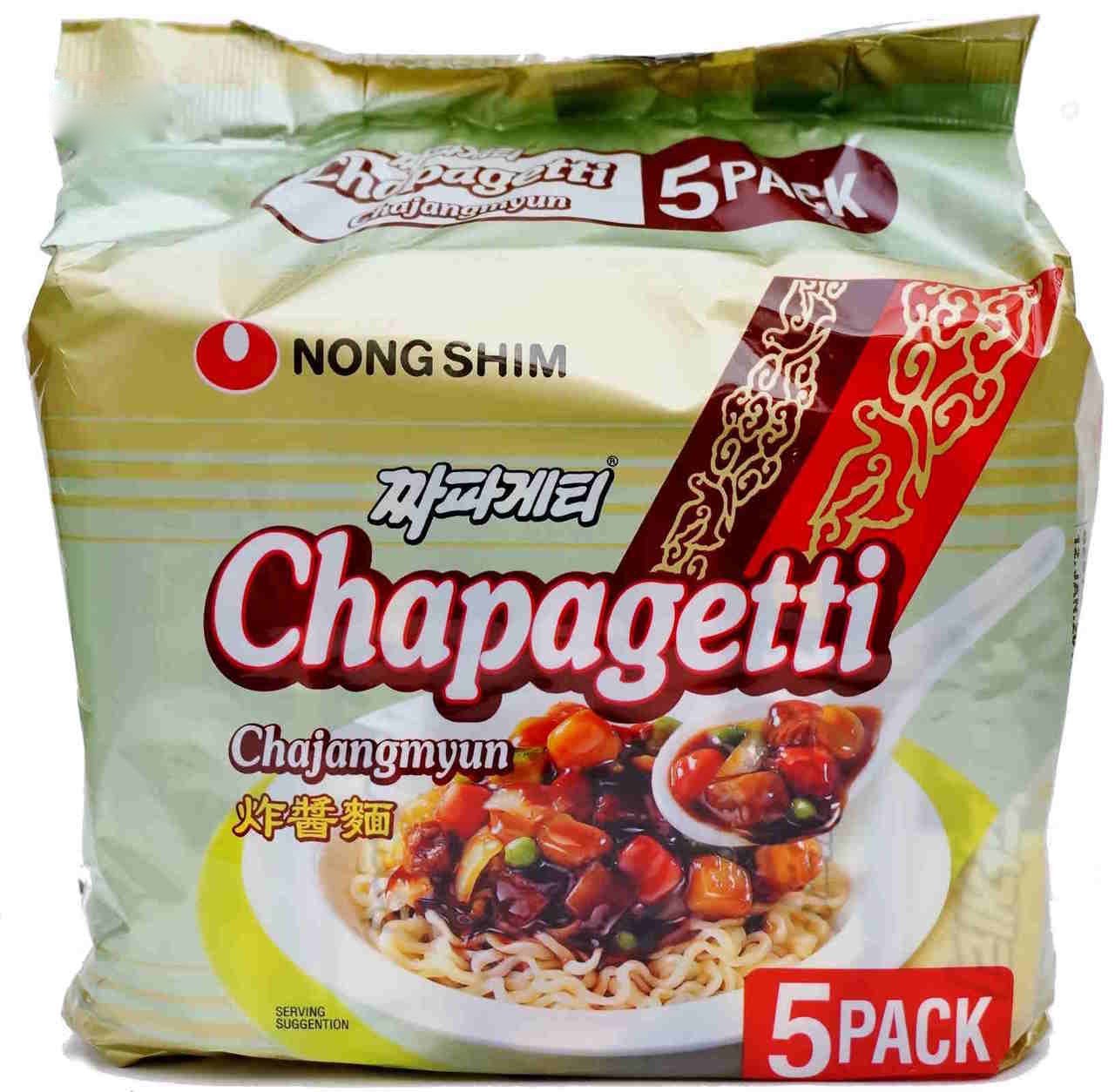 Nongshim Chapagetti Chajang Noodle Packs for Authentic Taste