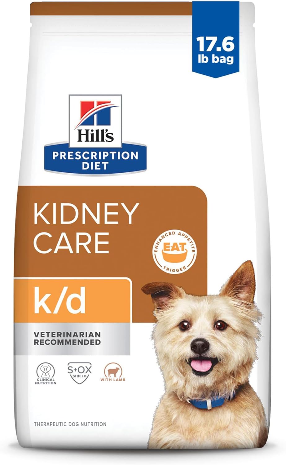 Hill's Prescription Diet k/d Kidney Care Dry Dog Food with Lamb