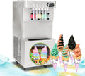 Kolice 5-Flavor Soft Serve Machine: ETL Certified, Touch Screen Control