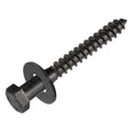 5/16 x 3 Lag Screw Kit 50 Pack - Ceramic Black Ruspert Coating