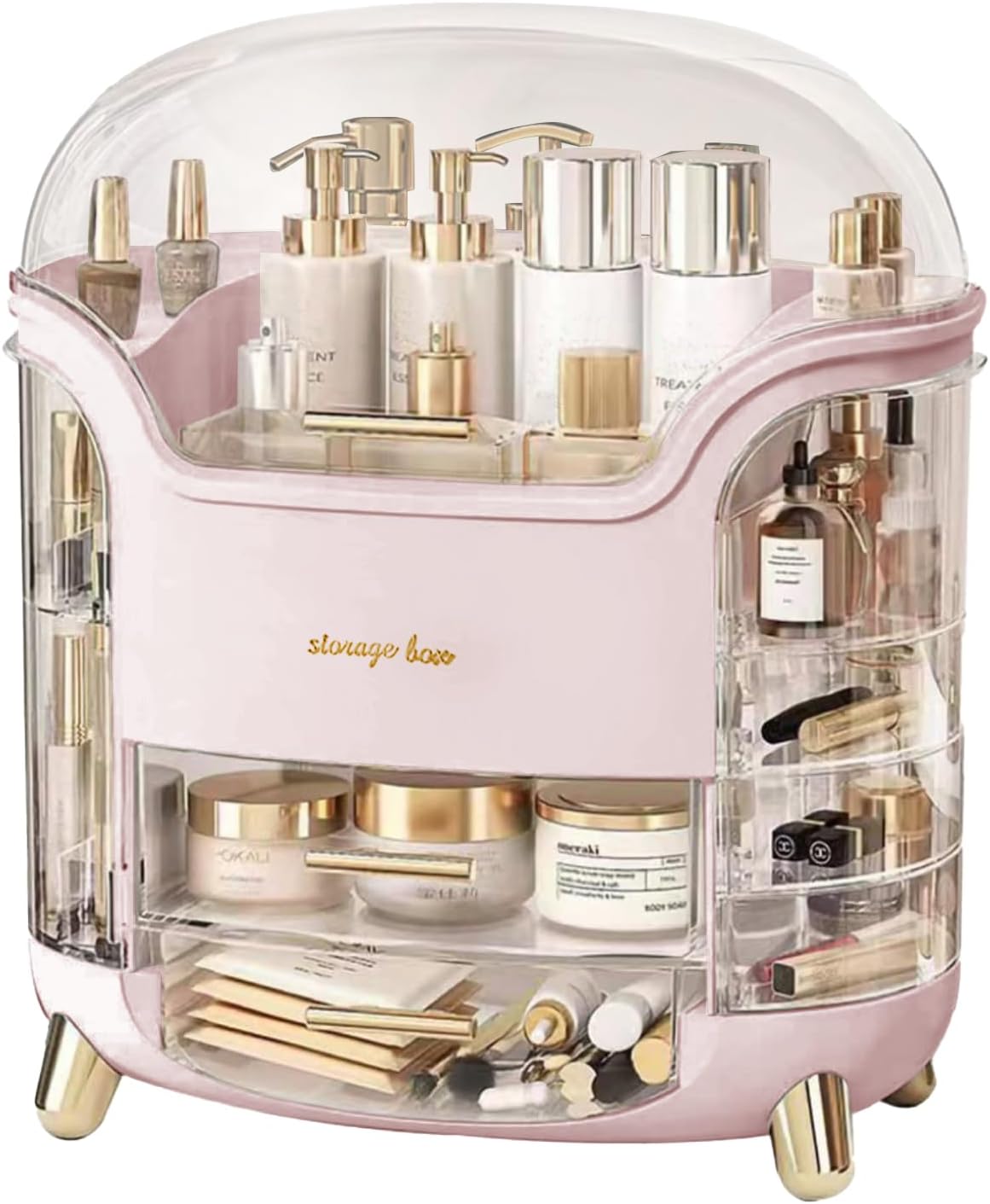 Upgrade Large Makeup Organizer for Countertop and Vanity Use