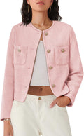 Stylish Women's Tweed Blazers for Business and Casual Wear