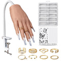 Practice Hand for Acrylic Nails Silicone Mannequin - Realistic