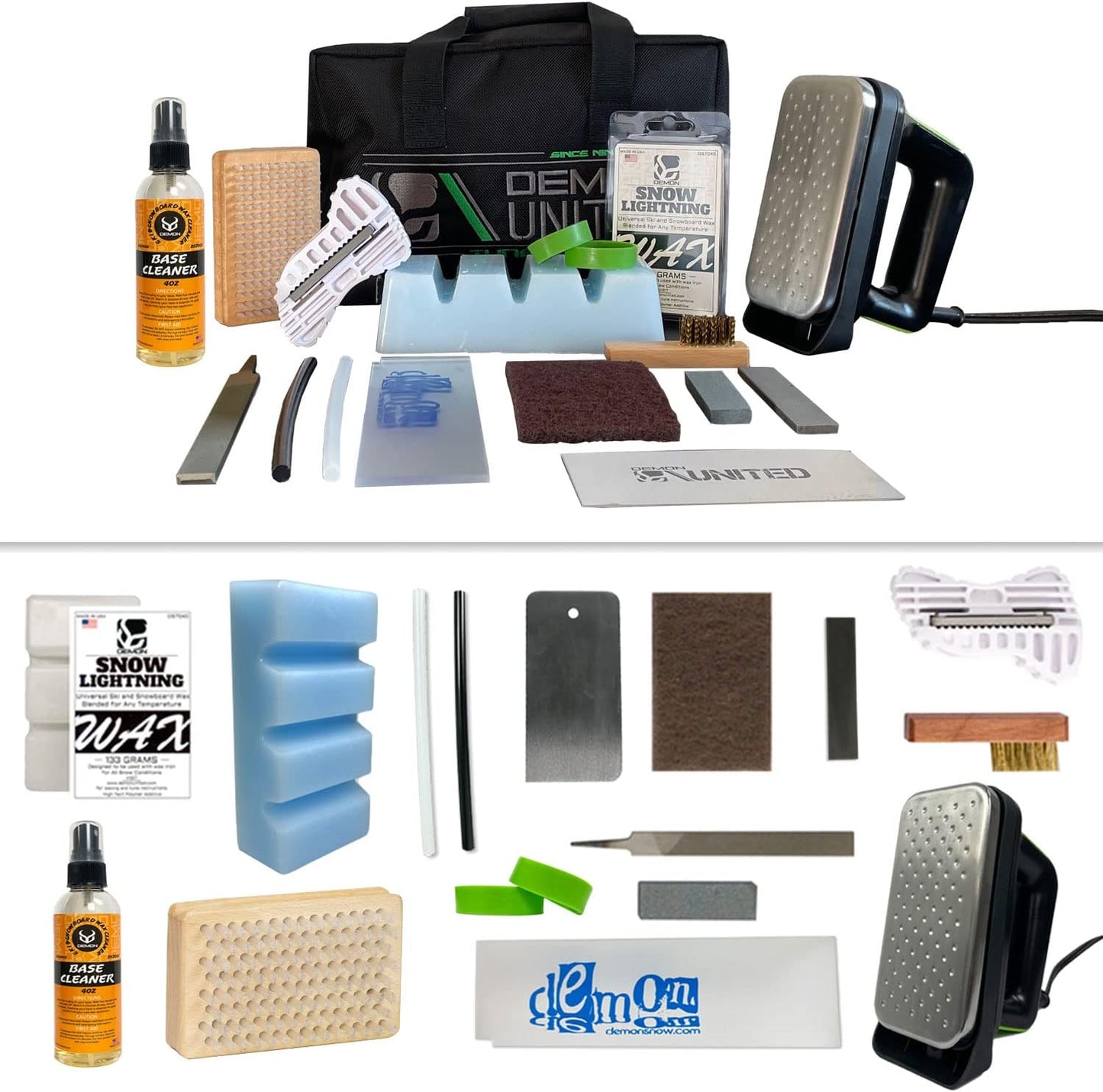 Demon United Ski & Snowboard Kit: Perfect Edge Tuning!