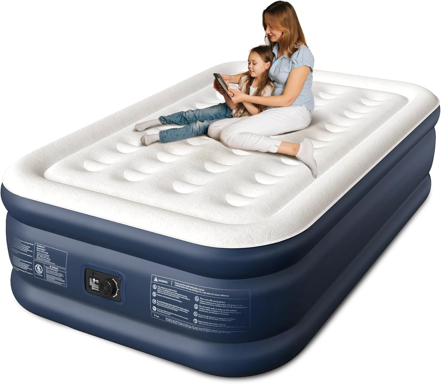 Air Mattress with Built-in Pump for Comfort and Convenience