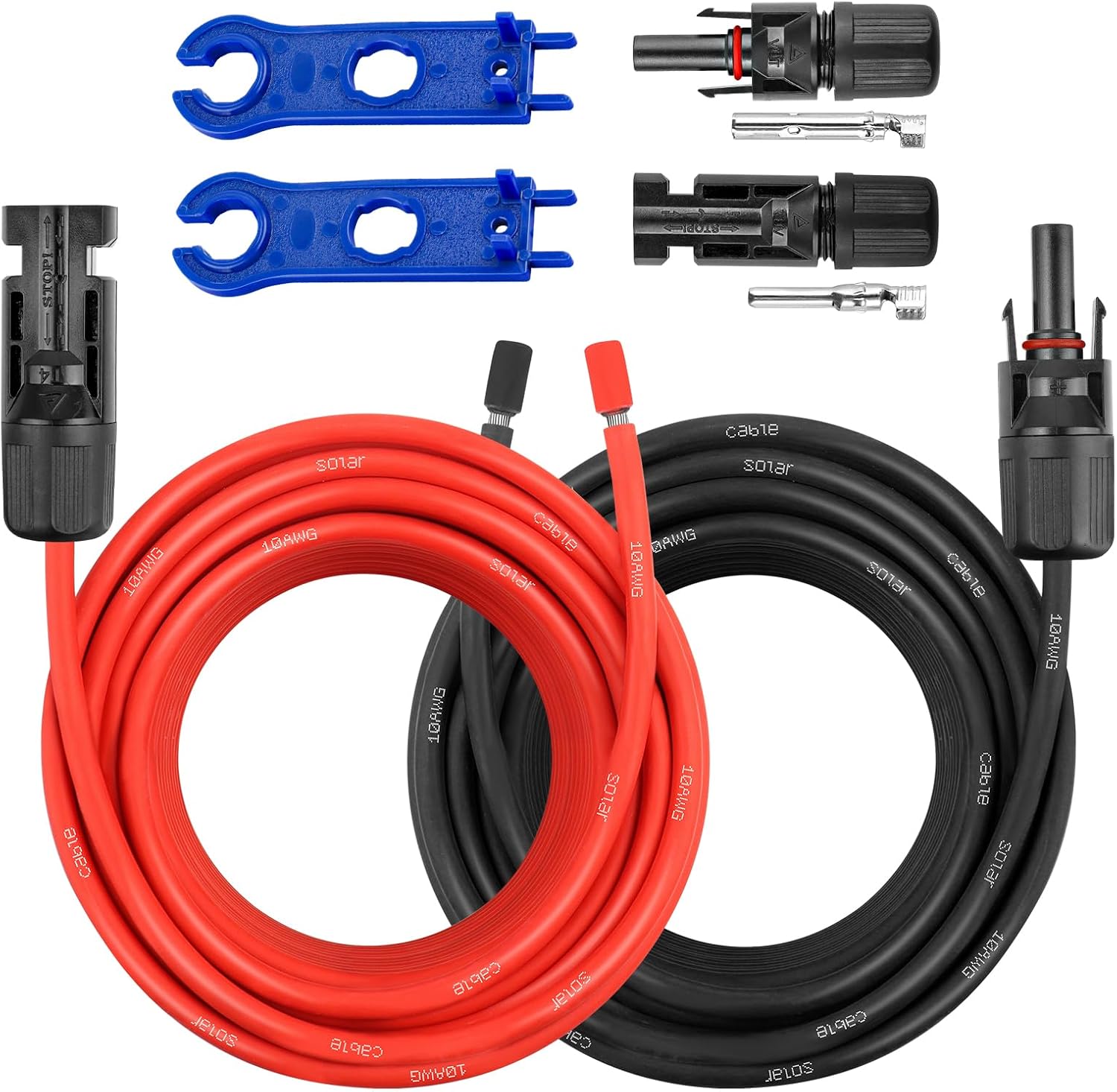 10AWG Solar Extension Panel Cable for RV, Home, and Boat