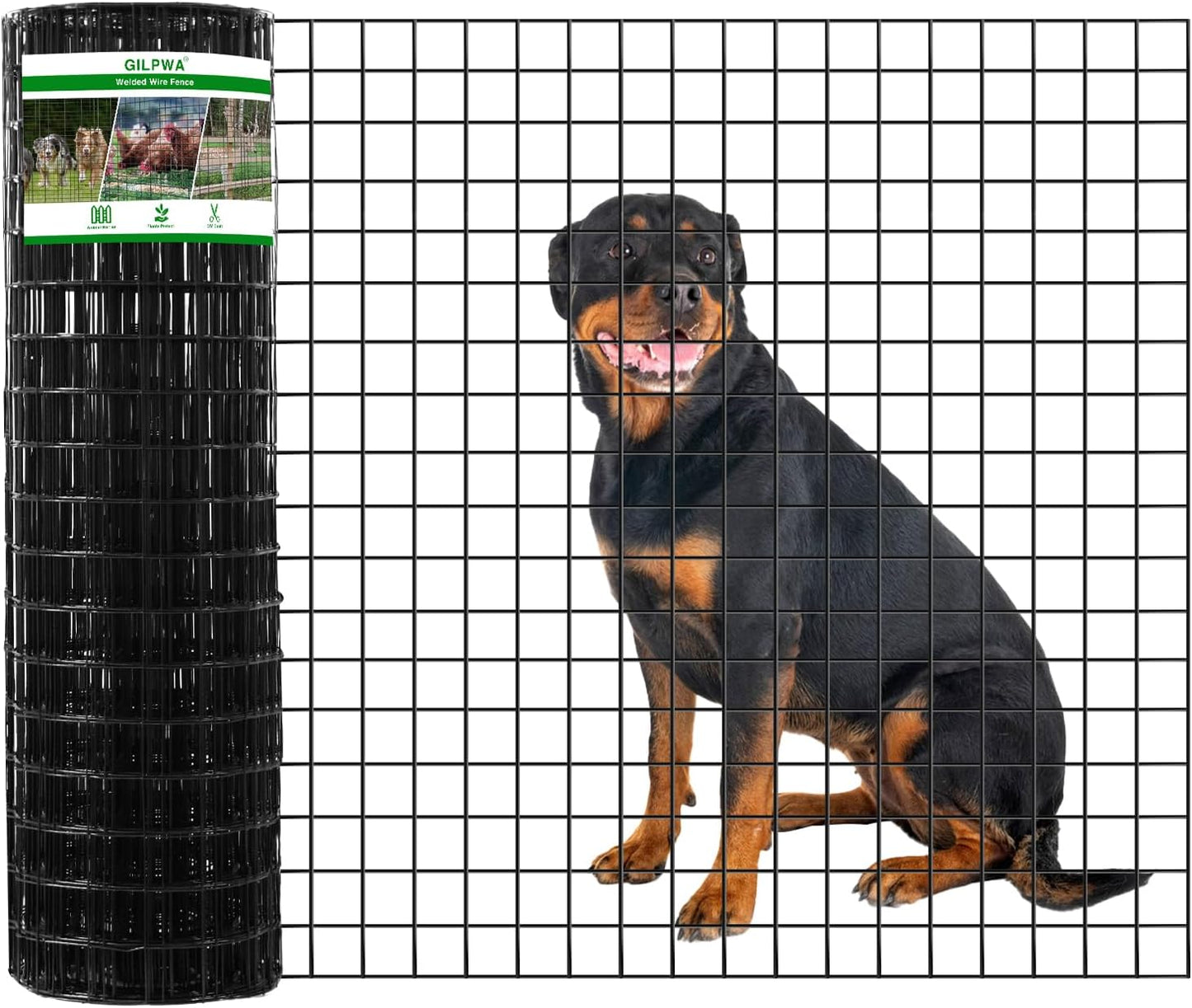 Premium Quality 36 in X 50 ft PVC Coated Welded Wire Fencing
