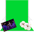 Prism 100% Cotton Extra Thick Video Green Screen Backdrop 9x18 ft