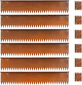 Cortens Steel Garden Edging 40 in 8 in Depth 90 Degree Bend - Durable