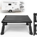 Adjustable RV Step Stool 3-Step Height - Foldable, Anti-Slip
