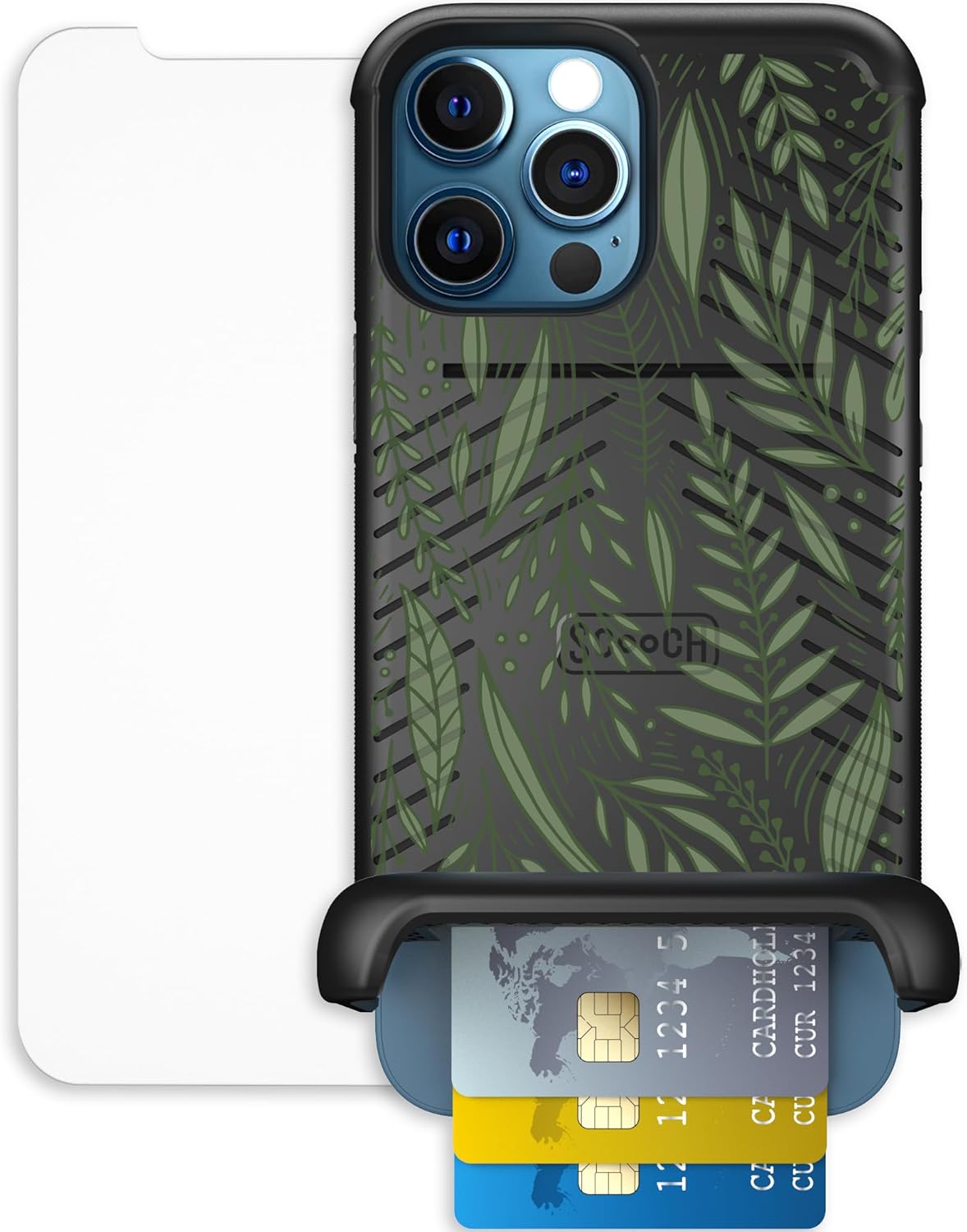 Scooch Wingmate Wallet Case for iPhone 12 Pro Max with Protection