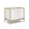 Mini Crib Natural with White - Graco Teddi 4-in-1 Convertible