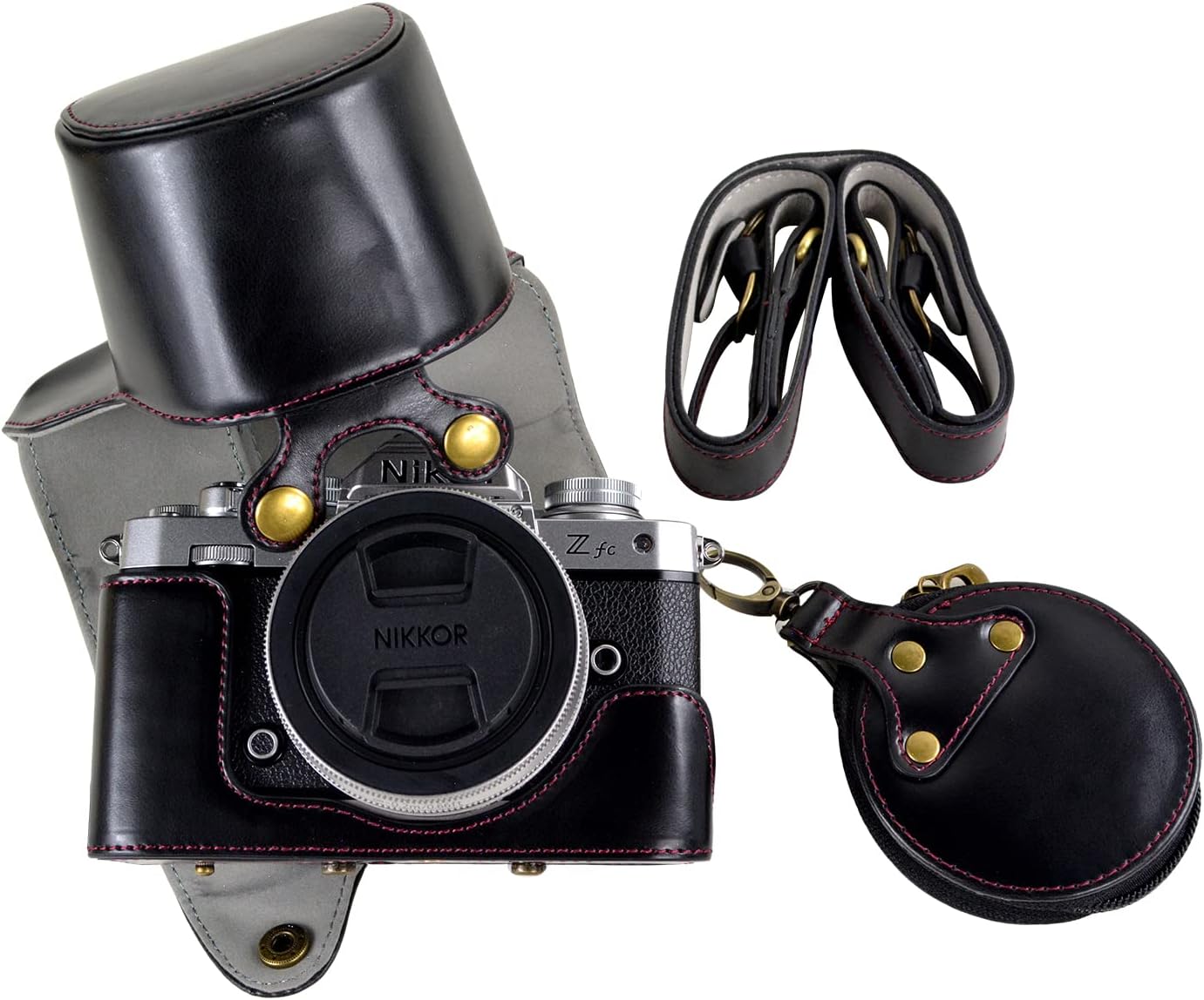 Rieibi Z fc Camera Case: Stylish PU Leather Protection for Nikon