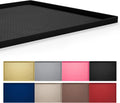 Dog Feeding Mat 32x24 in Waterproof Silicone - Raised Edge Spill Guard