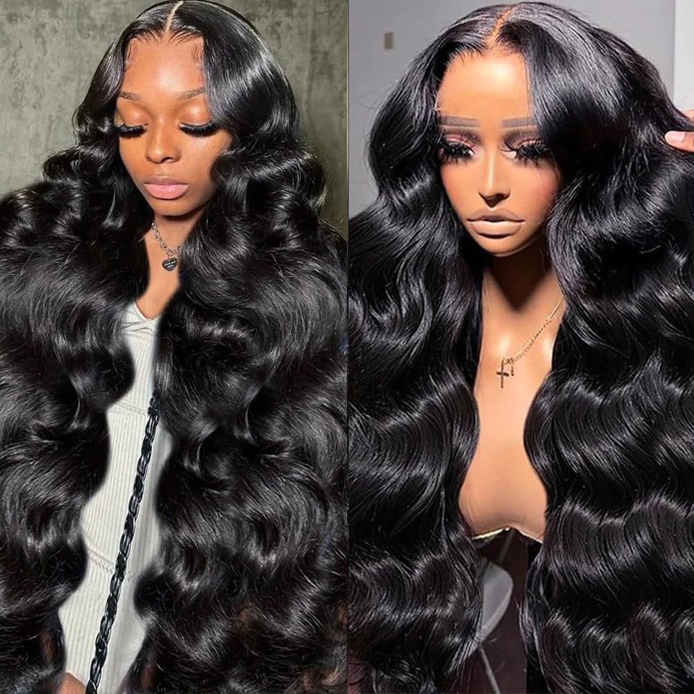 32 Inch Body Wave Lace Front Wigs Human Hair for Women