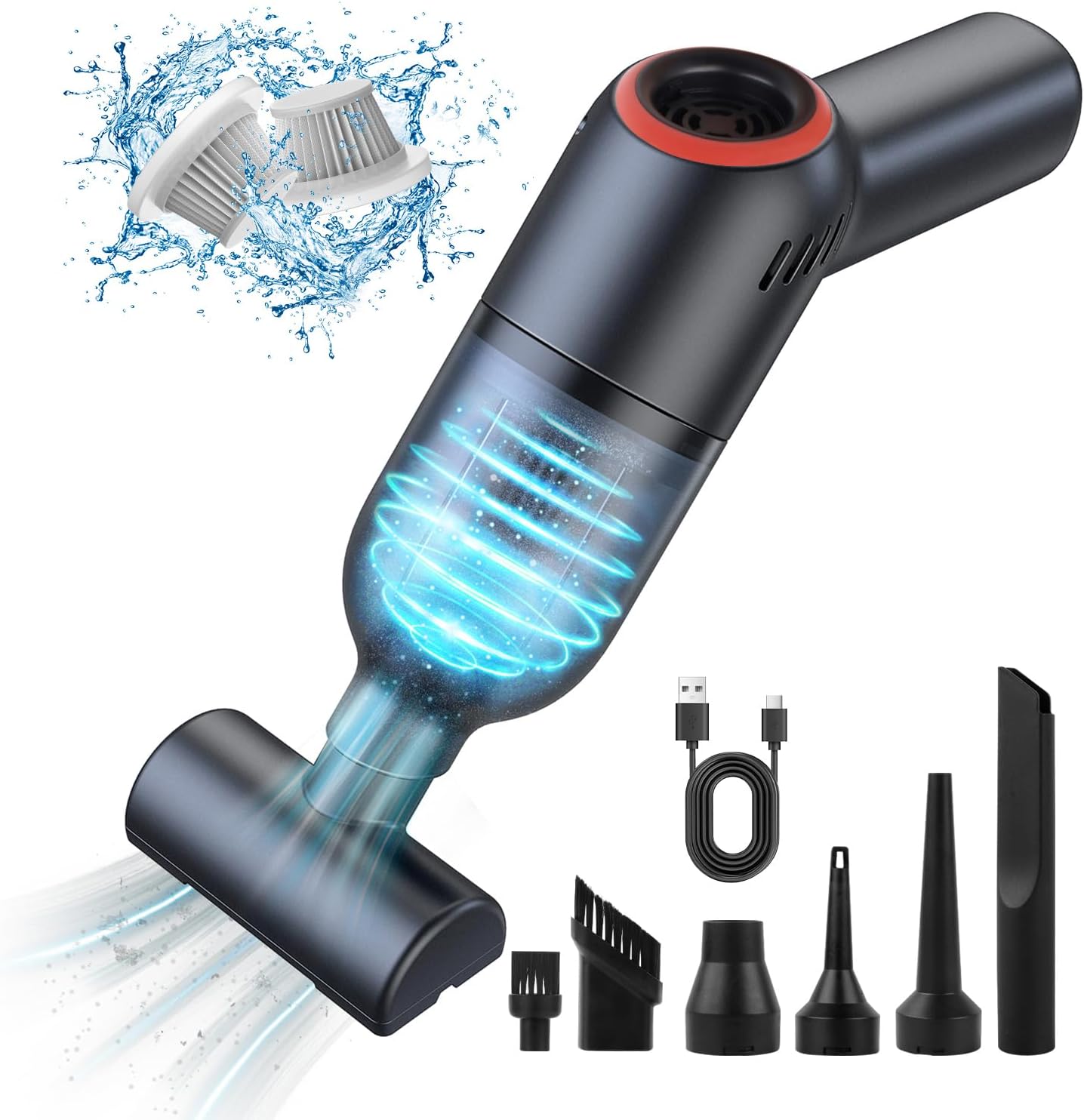 Powerful Rechargeable Car Vacuum - SUNCANDXY