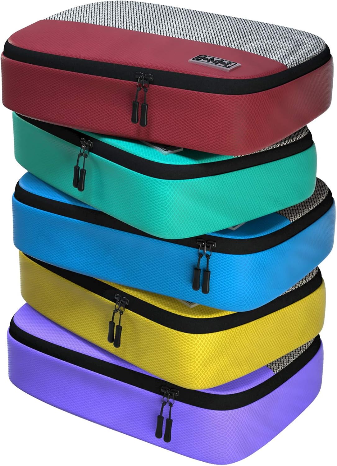 Medium Packing Cubes for Suitcases - 5 Pcs Travel Organizer